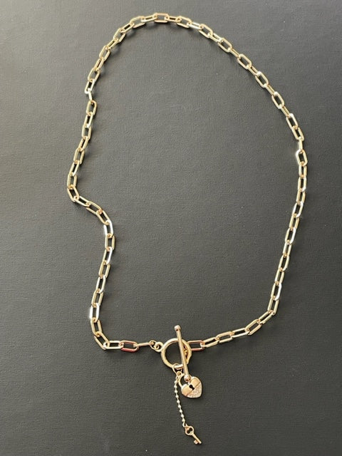 Key and Lock Necklace