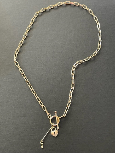 Key and Lock Necklace